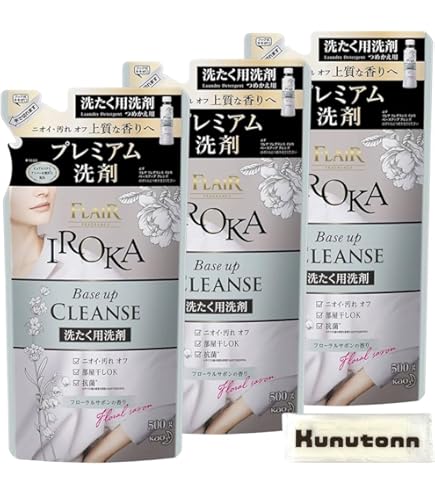 Amazon | iroka IROKAベースアップクレンズ 洗濯洗剤 詰め替え用500g×2